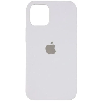 Силиконовый чехол для iPhone 15 Matte Soft Touch Anti-Slip Classic White