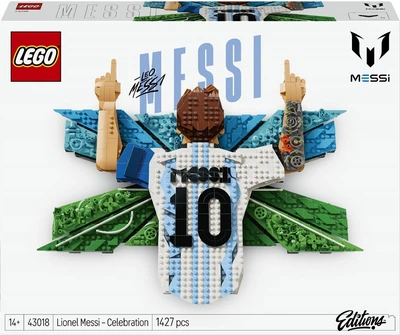 Конструктор LEGO Editions Football Лионель Месси — празднование 1427 деталей (43018)