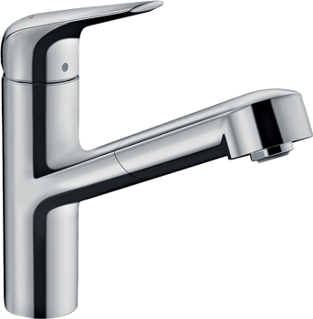Bateria kuchenna Hansgrohe Focus M42 71814000 z wyciąganą wylewką