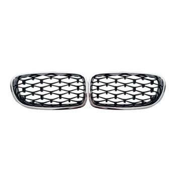 Ноздри Diamond Black с хромированной окантовкой для BMW 5 серия F10/F11 2010–2016 гг