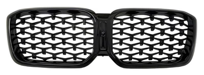 Ноздри Diamond Black (2021-2026, черная окантовка) для BMW X3 G01 2018- гг