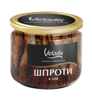 Шпроти в олії ТМ Veladis, 300 г