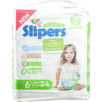 Підгузки Slipers T-206 6 Twins 24 шт. (15+ кг) И189