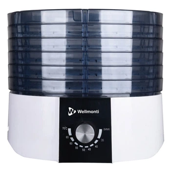 Сушилка для овощей и фруктов Wellmonti MT-1011 520 Вт белая