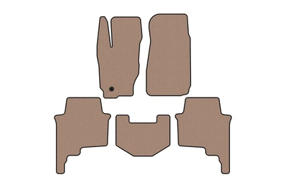 Резиновые Коврики Carsuit (Бежевые) для Jeep Commander 2005-2010 гг