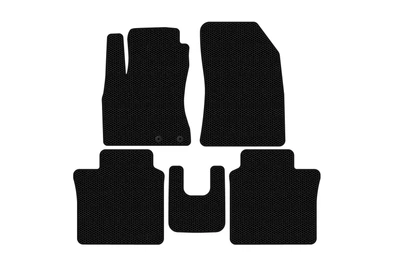 Резиновые Коврики Carsuit (HB, черные) для Nissan Note 2012-2020 гг