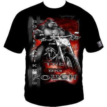 Футболка мужская Silberrücken GBR2 Gorilla Biker Lets go черная XL (MD7712-1)
