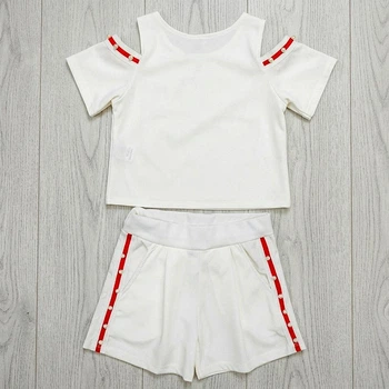 Комплект(футболка, шорты) Fashion 128 белый 2183-2186