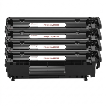 Картридж PRINT-RITE Q2612A/CRG303 для HP/Canon (HP 1020/M1005/LBP2900+), 2500 стр., с чипом, комплект 4 шт. (Q2612A/CRG303), Black