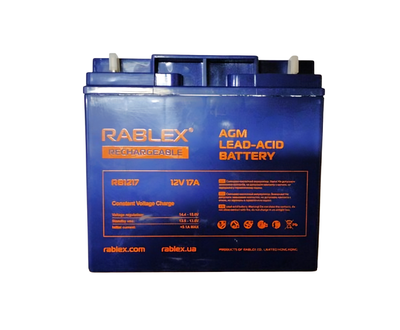 Акумулятор Rablex 12V 17Ah 1/20