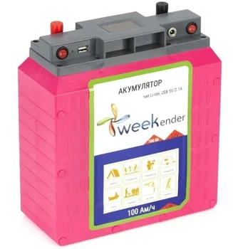 Литий-ионный аккумулятор тяговий Weekender 12V 100AH