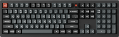 Клавиатура проводная Keychron V6 8K Keychron Super Red Switch Black RGB (V6W-D1-UA)
