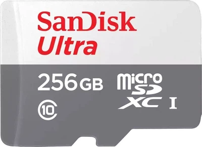 Карта пам'яті microSD 256Gb SanDisk Ultra Class 10 UHS-I (SDSQUNR-256G-GN3MN)