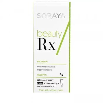 Крем для обличчя Soraya Beauty RX нормалізуючий розгладжуючий з кислотами і цинком 50 мл. (5901045091839)