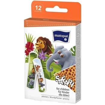 Пластыри медицинские Motopat Safari 12 шт (5900516105778)