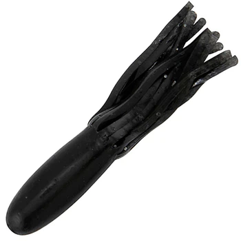 Плавающий силикон ZMAN Llama Tubez 2" 6 шт/уп #Black