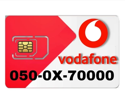 Золотой мобильный номер Vodafone 050-0X-70000