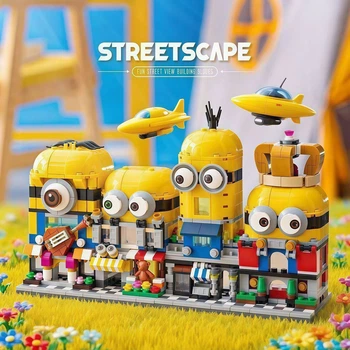 Конструктор Despicable Me (Нікчемний Я) Міська вулиця Міньйонів (Streetscape Minions) Street View