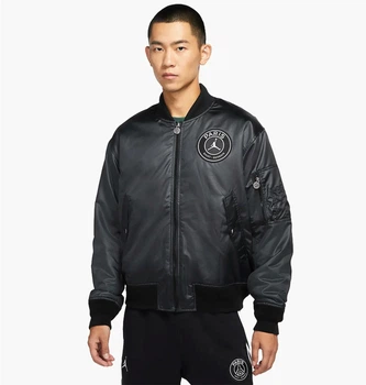 Бомбер мужской Jordan Ma-1 Paris Saint-Germain Bomber Jacket Black S Черный DB6492-010