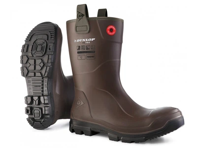 Сапоги резиновые Dunlop Purofort RigPRO р.46 темно-коричневый, SRC (арт.LJ0HX42)