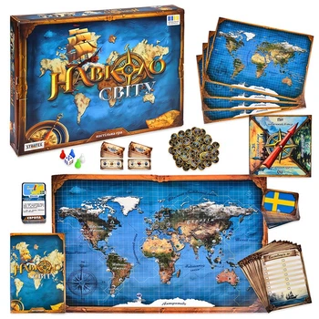 Настольная образовательная игра Вокруг света (30110)