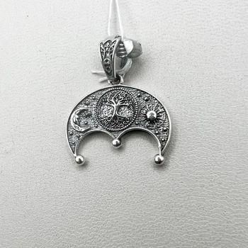 Амулет серебряный "Лунница" 2,76 г