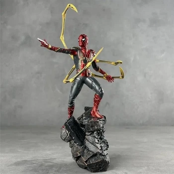 Фигурка Человека-Паука "Железный Паук" 24 см, – Коллекционная модель Marvel action figures Iron Spider Man