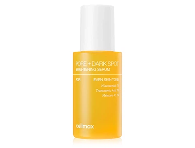 Освітлююча сироватка для вирівнювання тону обличчя Celimax Pore+Dark Spot Brightening Serum, 30мл (8809875907412)