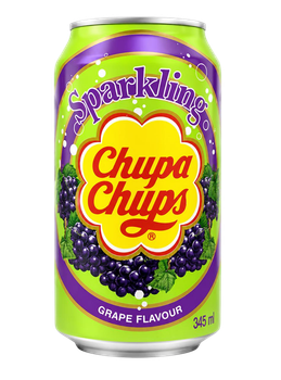 Напій газований Chupa Chups зі смаком винограду 345мл