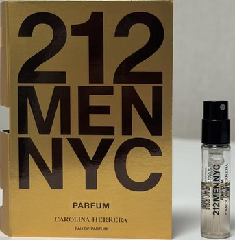 Парфуми для чоловіків Carolina Herrera 212 Men NYC Parfum 1.5 мл Пробник