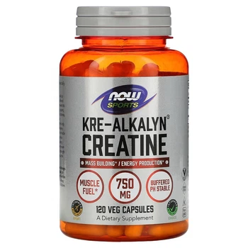Креалкалин креатин NOW Foods (Kre-Alkalyn Creatine) 120 капсул NOW02055