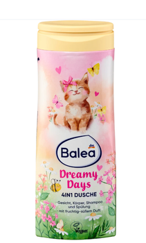 Гель для душу Balea Dreamy Days 4 в 1, 300 мл
