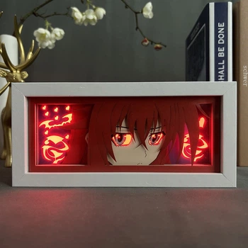 Многослойный Ночник лампа аниме Риас Гремори Rias Gremory светильник High School DxD Старшая школа RGB