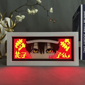 Многослойный Ночник лампа аниме Ханако Кун светильник Jibaku Shounen Hanako-kun RGB