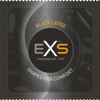 Презервативы EXS Black Latex - черный презерватив 1 шт