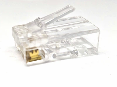 Конектор RJ45 8p8c Connector, штекер разьем 1шт Прозрачный