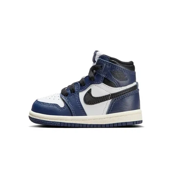 Детские кроссовки Air Jordan 1 High Toddler Midnight Navy FD1413 401 синие 23.5