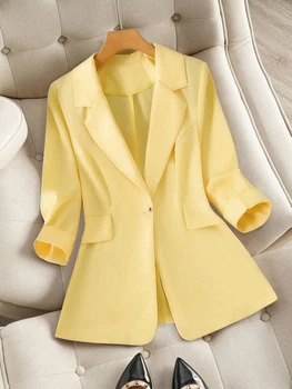 Жакет SHEIN XL Желтый sz25051060087700548