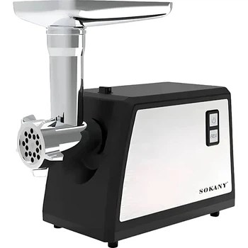 Электромясорубка Sokany SK-089 — мощная многофункциональная мясорубка для приготовления домашнего фарша, колбас и кеббе (41254)