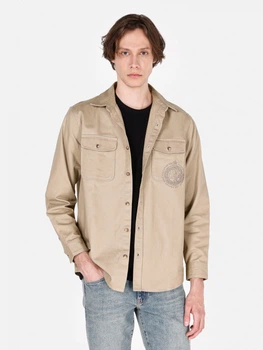 Сорочка бавовняна чоловіча Colin's CL1070147BEI M Beige (8684112497723)