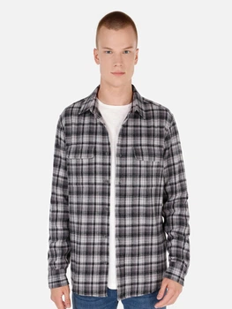 Рубашка хлопковая мужская Colin's CL1070141LGR S Light Grey (8684112315126)