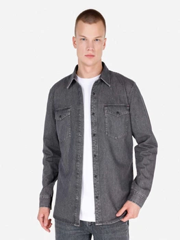 Рубашка джинсовая мужская Colin's CL1070649DN43398 S Magne Wash (8684112296265)