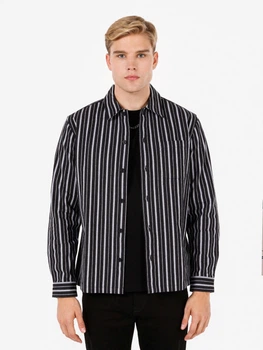 Рубашка хлопковая мужская Colin's CL1072112BLK M Black (8684112472720)