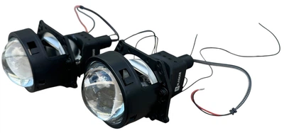 Светодиодные Bi-LED лед линзы 3.0" дюйма универсальная 70W 5500K 8000LM 12V (2шт)