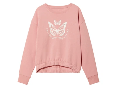 Свитшот с начесом для девочки Pepperts LIDL 450549 146-152 см (10-12 years) Розовый