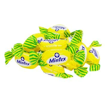 Карамельні цукерки Рошен Mintex+ Mint зі смаком лимону 500г ( Мінтекс мінт )
