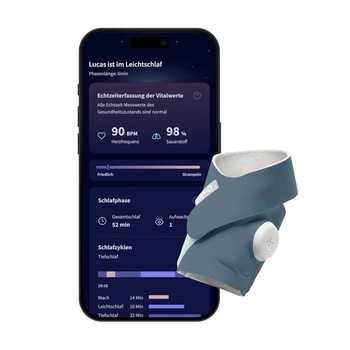 Owlet Dream Sock Пульсоксиметр Монітор параметрів дитини синій