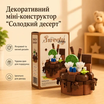 Декоративный мини-конструктор "Шоколадный кекс"