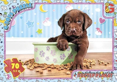 Пазли "Домашні улюбленці" 70 деталей + постер, AN139 G-Toys