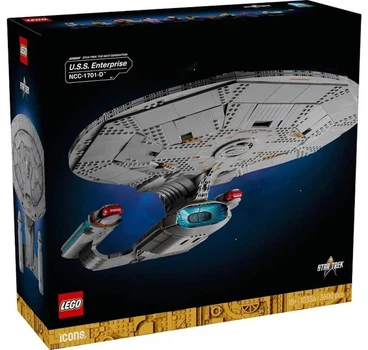 Конструктор LEGO ICONS Star Trek: U.S.S. Enterprise NCC-1701-D™ 3600 деталей (10356)